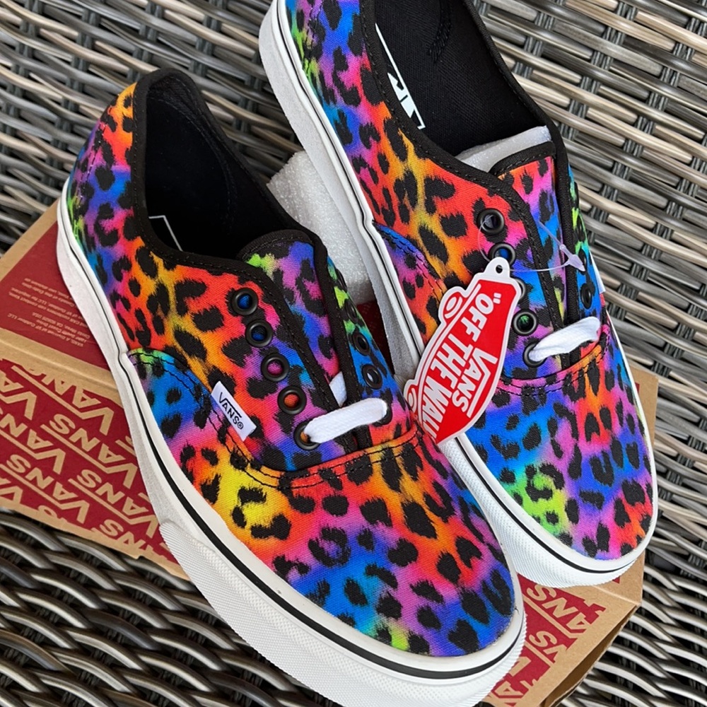 Vans Multicolor Leopard Print Shoes